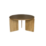 SCULPTURAL PANEL-BASED COFFEE TABLE