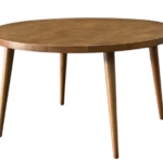 ROUND WALNUT COFFEE TABLE