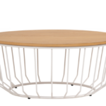 SCANDINAVIAN CAGE DRUM COFFEE TABLE