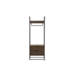 MODERN INDUSTRIAL OPEN-FRAME WARDROBE WITH DRAWER