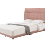 CONTEMPORARY WINGED-BACK CHANNEL BEDFRAME