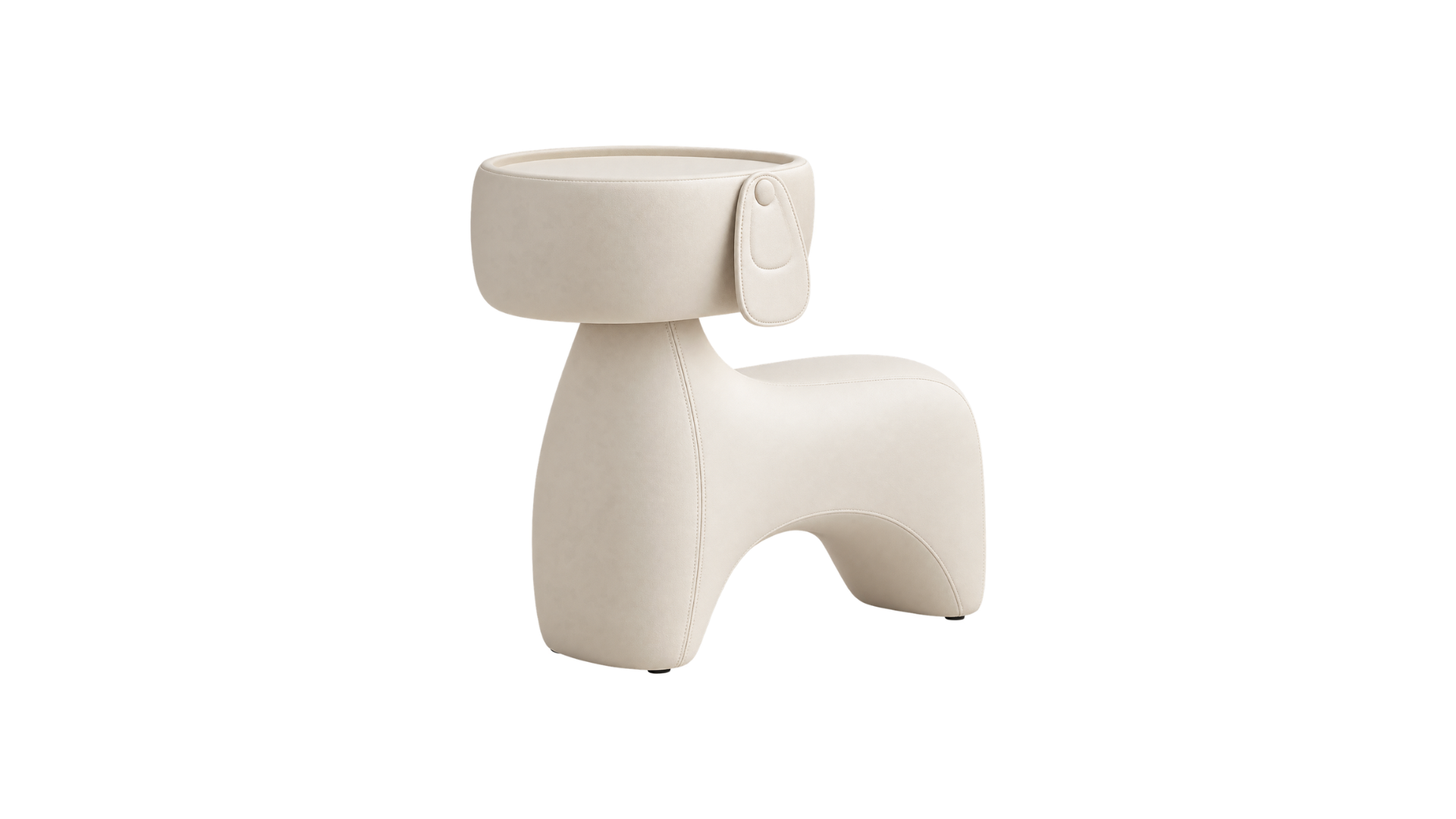 13 AVANT-GARDE SCULPTURAL ANIMAL SIDE TABLE - Image 1