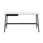 TWO-TONE MODERN WHITE & BLACK DESK