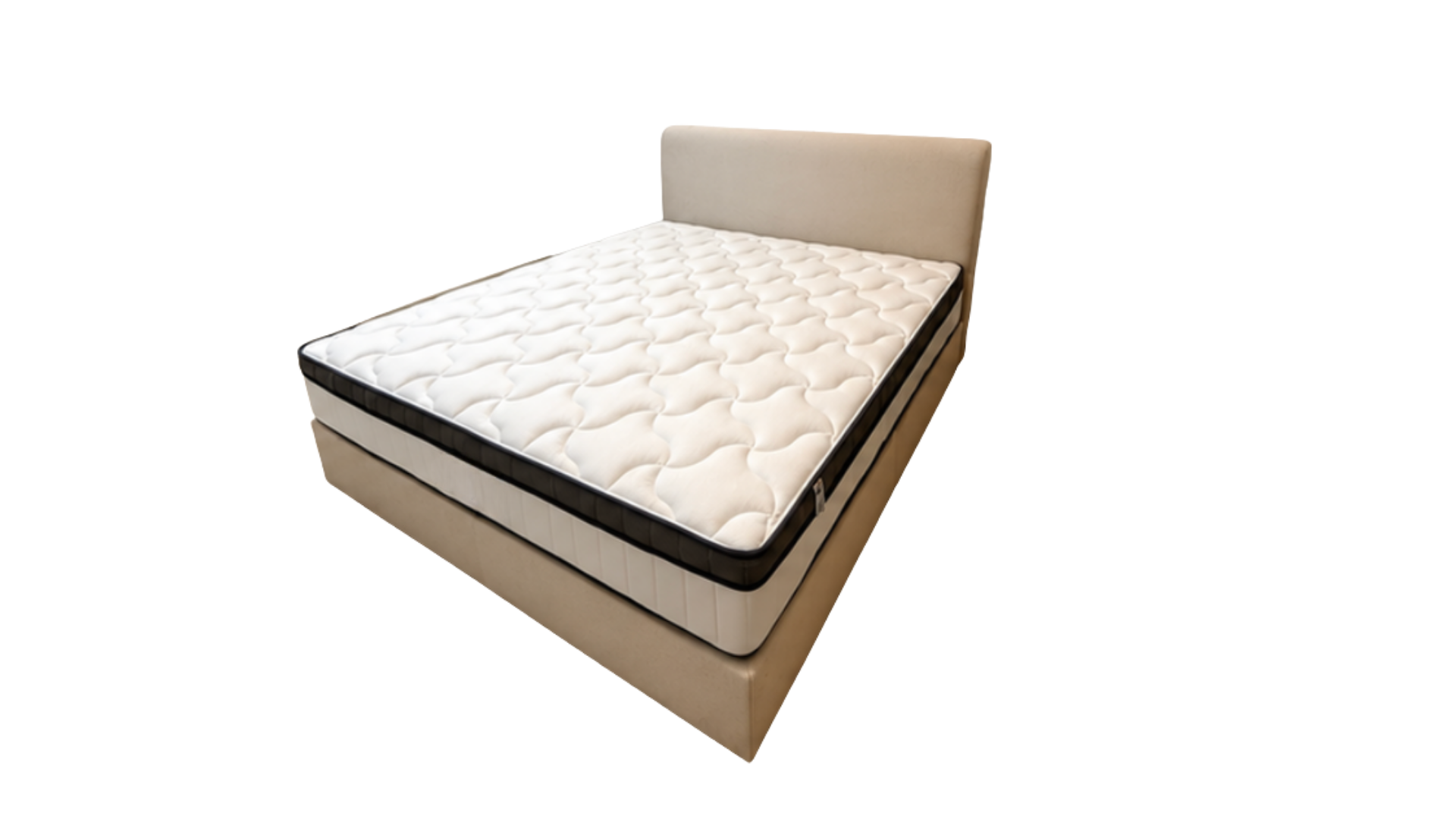 8 SOFT-CURVED MINIMALIST PLATFORM BED FRAME - Image 1
